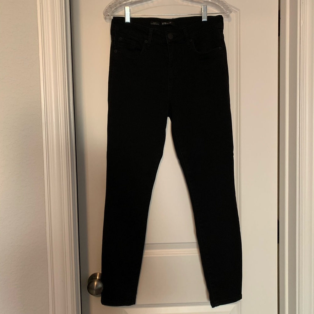 Black STS Blue Ellie High Rise Ankle Jeans - 28